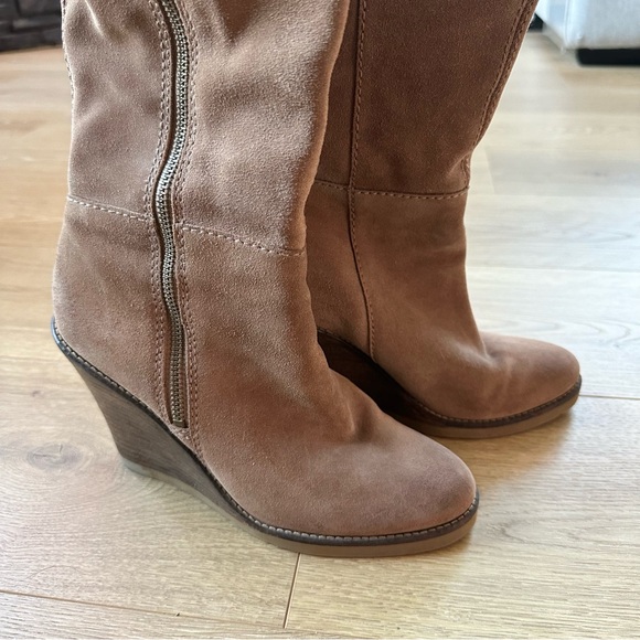 LUCKY BRAND over-the-knees suede boots - Picture 7 of 7